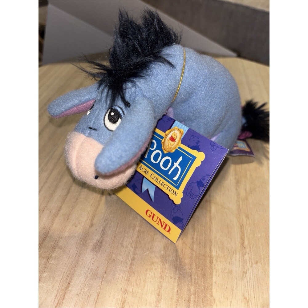 Vintage Disney Gund EEYORE Winnie The Pooh 100 Acre Collection Plush with TAG